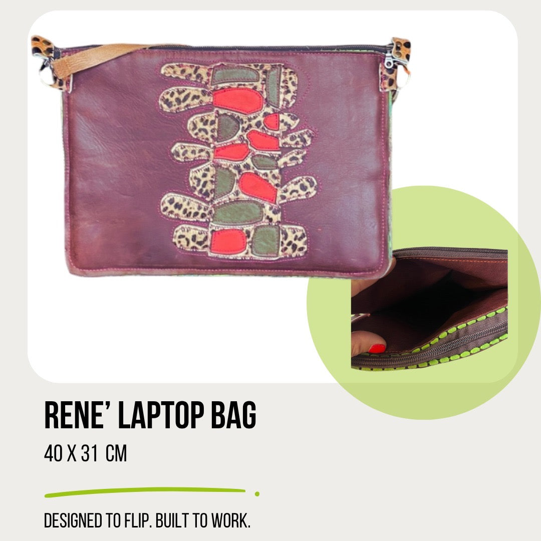 René Laptop Bag : Leather Handbag Design Workshop