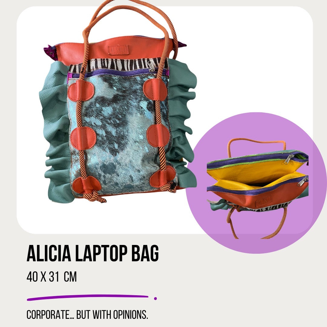 Alicia Laptop Bag : Leather Handbag Design Workshop